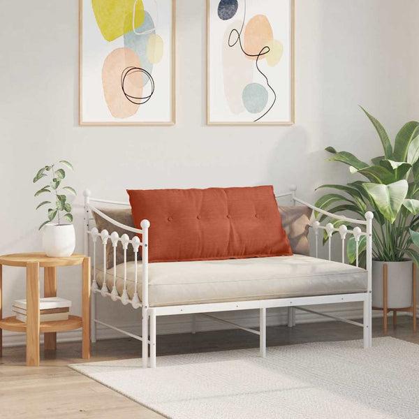 Rückenkissen Cordstoff Rot-Orange 100x50cm