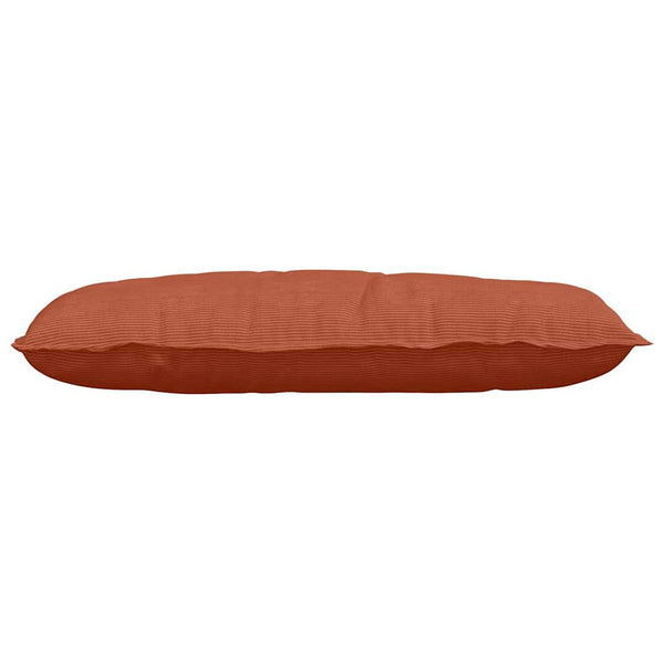 Rückenkissen Cordstoff Rot-Orange 100x50cm