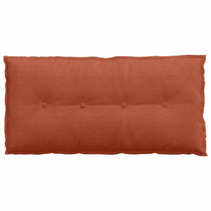 Rückenkissen Cordstoff Rot-Orange 100x50cm