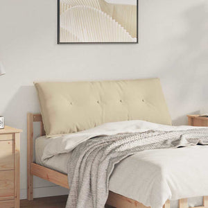 Rückenkissen Creme Mikrofaser 120x50 cm