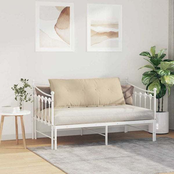 Rückenkissen Creme Mikrofaser 120x50 cm
