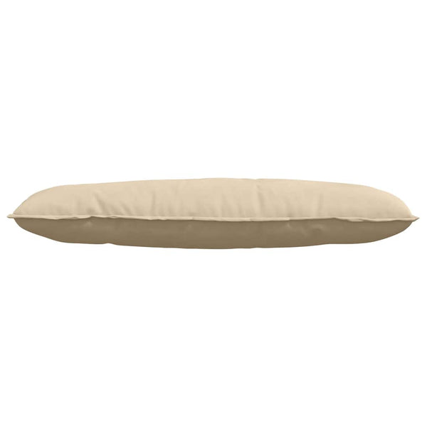 Rückenkissen Creme Mikrofaser 120x50 cm