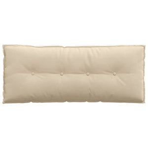 Rückenkissen Creme Mikrofaser 120x50 cm