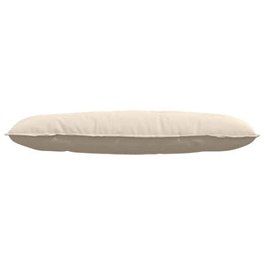 Beiges Rückenkissen 120 cm Mikrofaser
