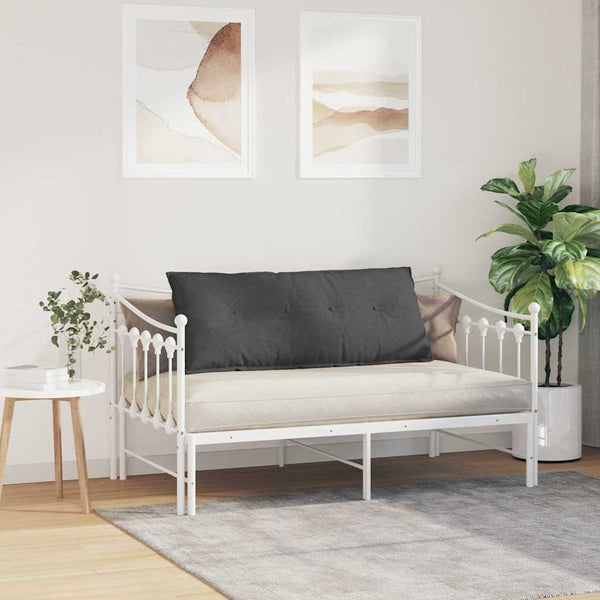 Rückenkissen Dunkelgrau Cord 120x50cm