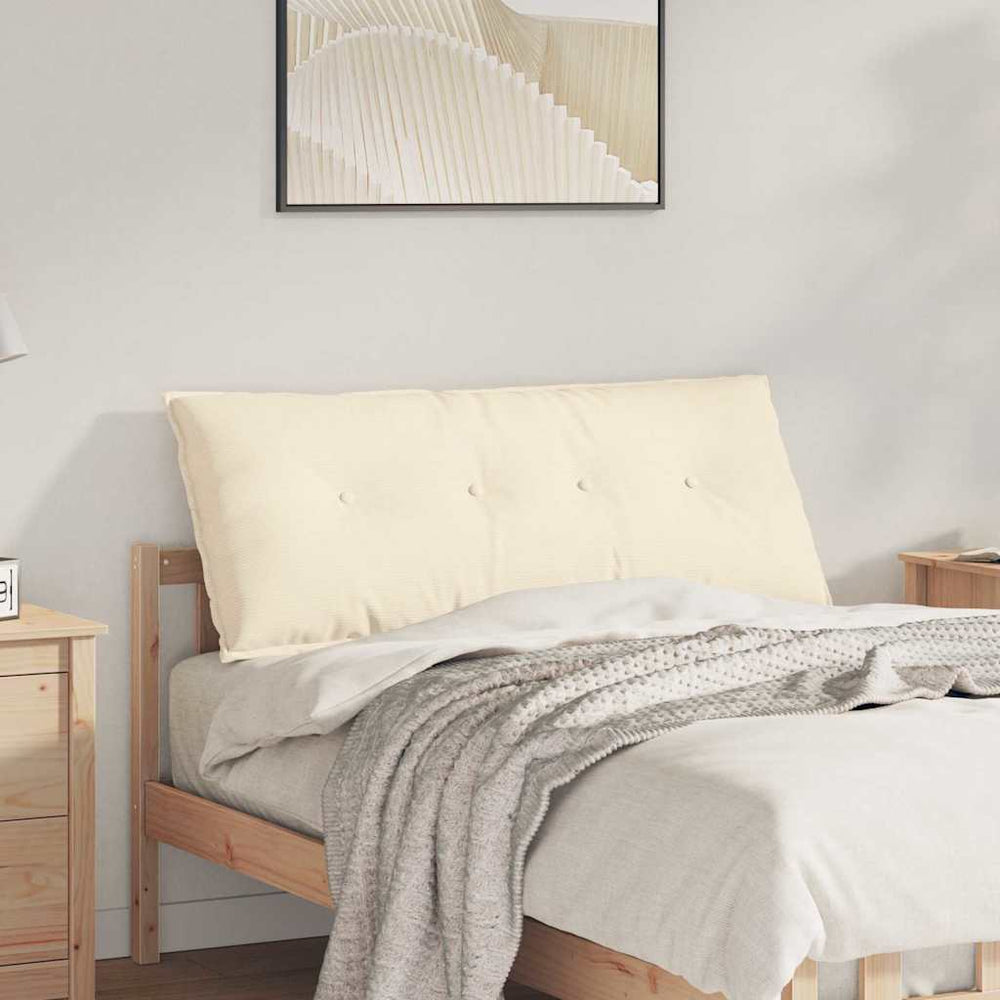 Rückenkissen Creme Cord 120x50 cm