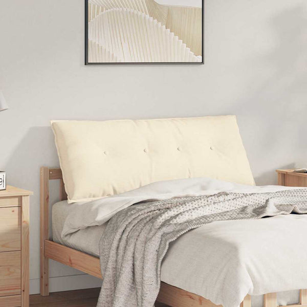 Rückenkissen Creme Cord 120x50 cm