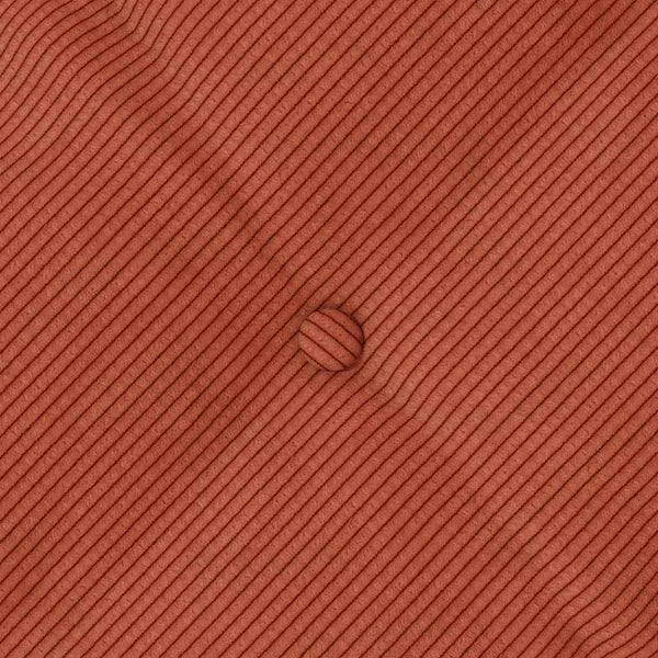 Rückenkissen Cordstoff Rot-Orange 120x50 cm
