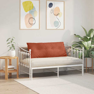 Rückenkissen Cordstoff Rot-Orange 120x50 cm