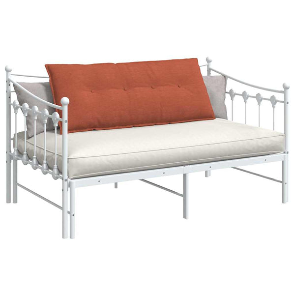 Rückenkissen Cordstoff Rot-Orange 120x50 cm