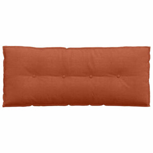 Rückenkissen Cordstoff Rot-Orange 120x50 cm
