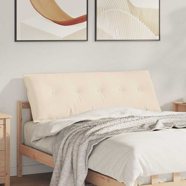 Beiges Rückenkissen 140 x 50 cm