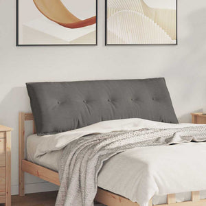 Rückenkissen Hellgrau Cord 140x50cm