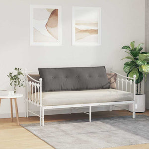 Rückenkissen Hellgrau Cord 140x50cm