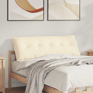 Rückenkissen Creme Cordstoff 140x50 cm