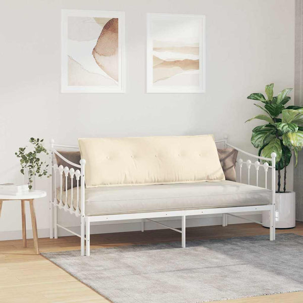 Rückenkissen Creme Cordstoff 140x50 cm