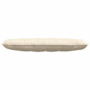 Rückenkissen Creme Cordstoff 140x50 cm
