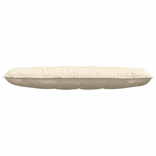 Rückenkissen Creme Cordstoff 140x50 cm