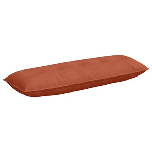 Rückenkissen Cord Rot-Orange 140x50cm