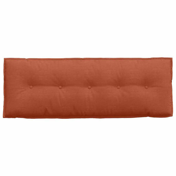 Rückenkissen Cord Rot-Orange 140x50cm
