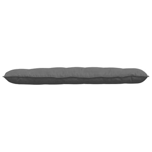 Dunkelgraues Rückenkissen 160 cm