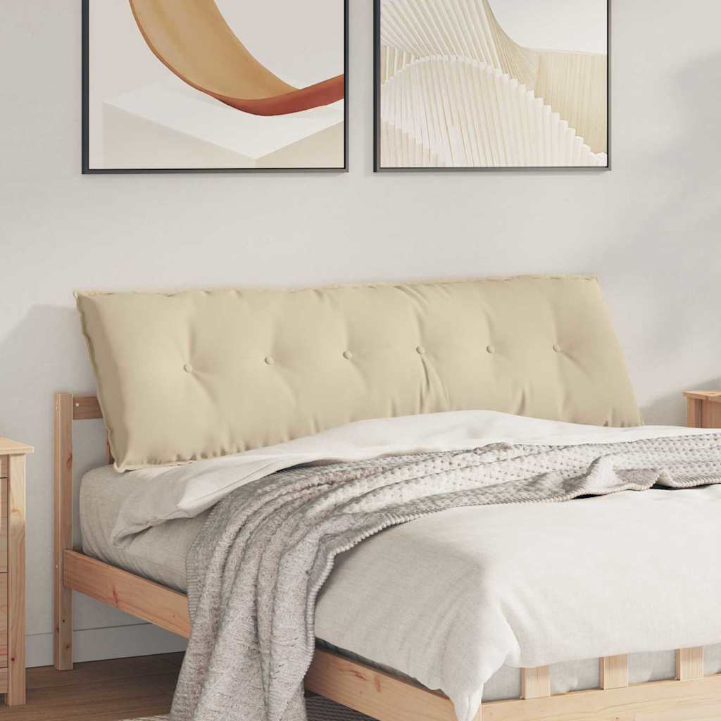 Rückenkissen Creme 160x50 cm Mikrofaser