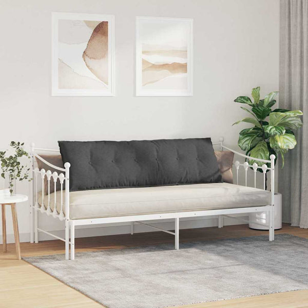 Rückenkissen Dunkelgrau Cord 160x50 cm