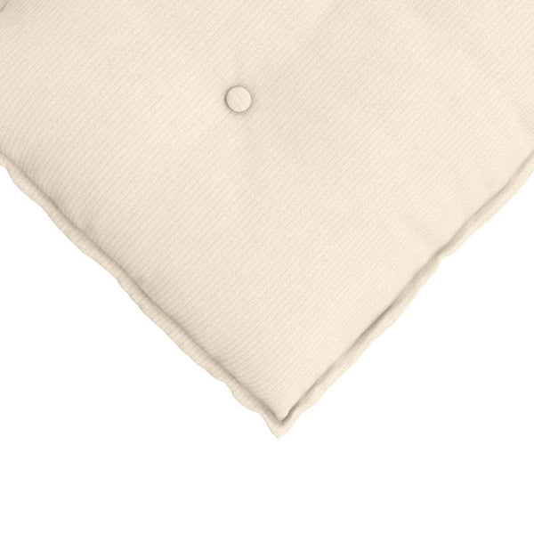 vidaXL Coussin de dossier crème 160 x 50 cm en velours côtelé