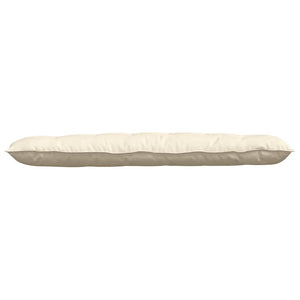 vidaXL Coussin de dossier crème 160 x 50 cm en velours côtelé