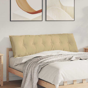 Rückenkissen Cord Grau-Grün 160 cm