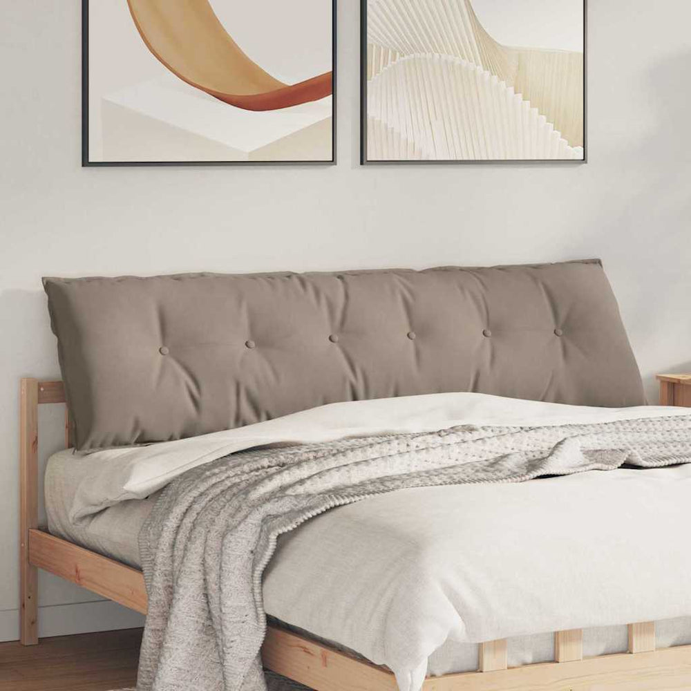 Rückenkissen Taupe Mikrofaser 180x50cm
