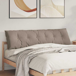 Rückenkissen Taupe Mikrofaser 180x50cm