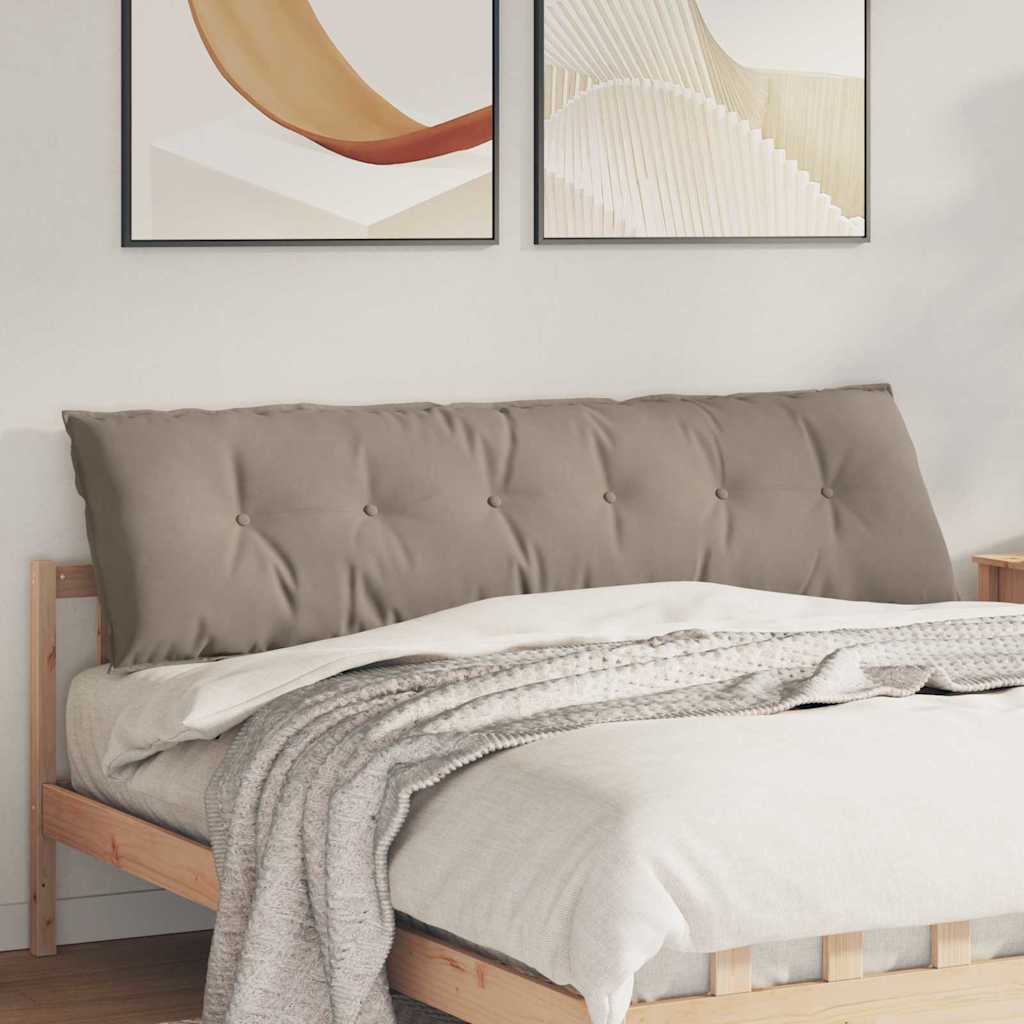 Rückenkissen Taupe Mikrofaser 180x50cm