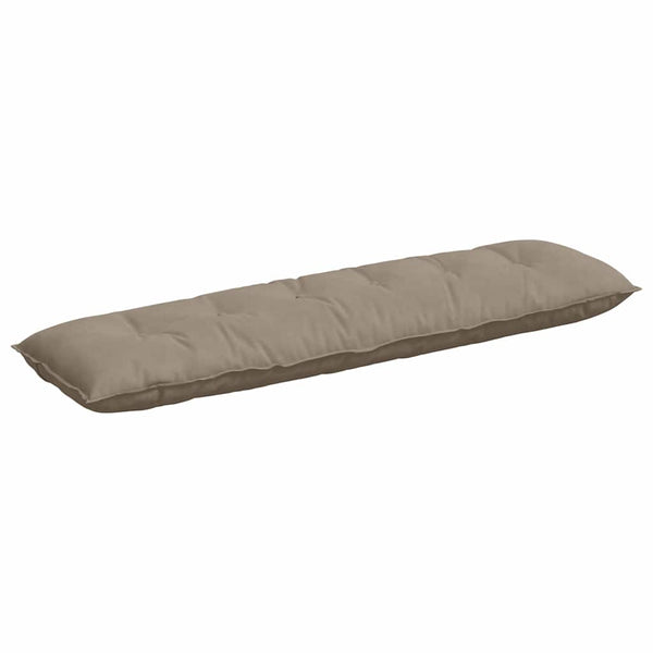 Rückenkissen Taupe Mikrofaser 180x50cm
