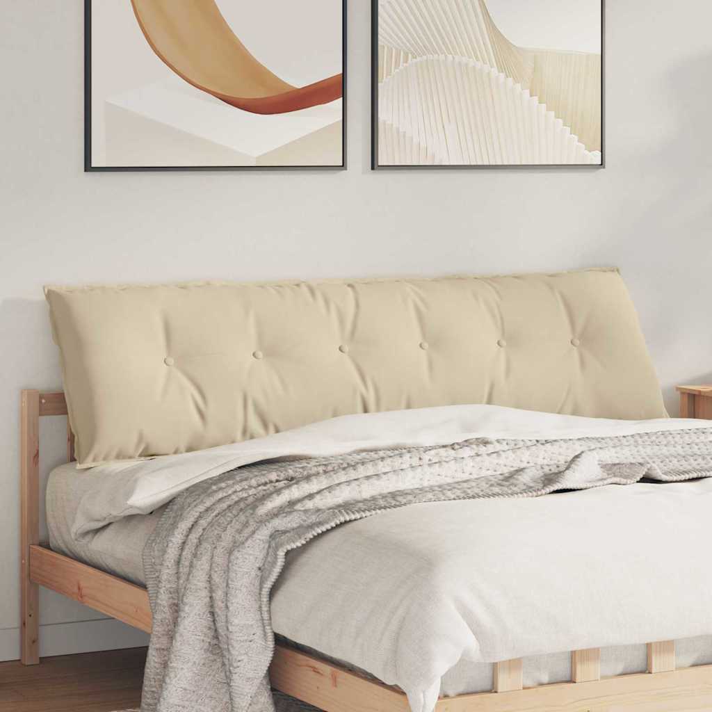 Rückenkissen Creme 180 cm Mikrofaser