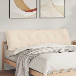 Beiges Rückenkissen 180x50 cm