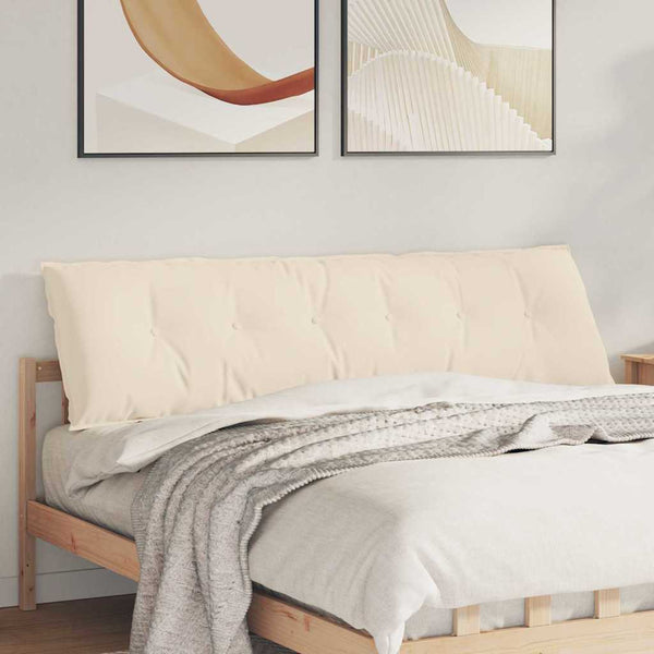 Beiges Rückenkissen 180x50 cm