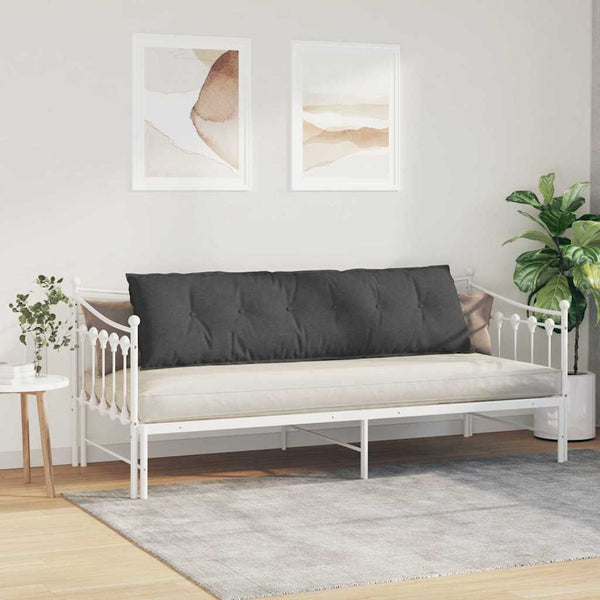 Dunkelgraues Rückenkissen 180 cm Cordstoff