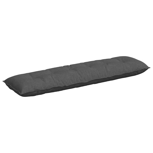 Dunkelgraues Rückenkissen 180 cm Cordstoff