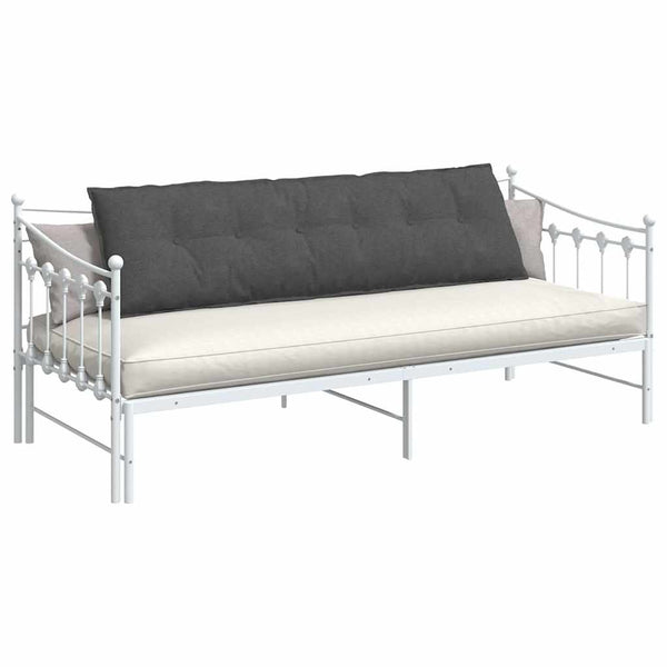 Dunkelgraues Rückenkissen 180 cm Cordstoff