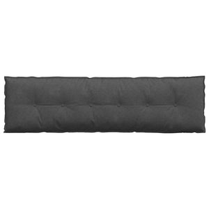 Dunkelgraues Rückenkissen 180 cm Cordstoff