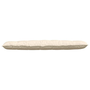 vidaXL Coussin de dossier crème 180 x 50 cm en velours côtelé