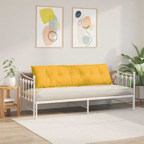 Rückenkissen Hellgelb Cord 180x50cm
