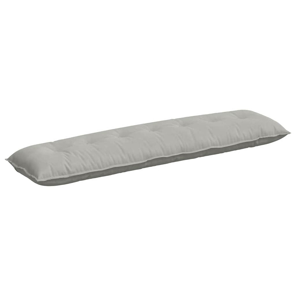 Rückenkissen Hellgrau 200 cm Mikrofaser