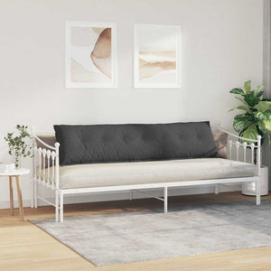 Rückenkissen Dunkelgrau Cord 200x50 cm