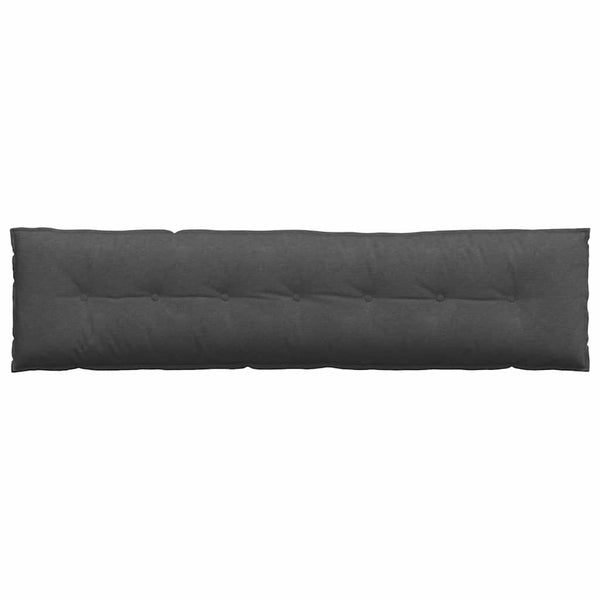 Rückenkissen Dunkelgrau Cord 200x50 cm