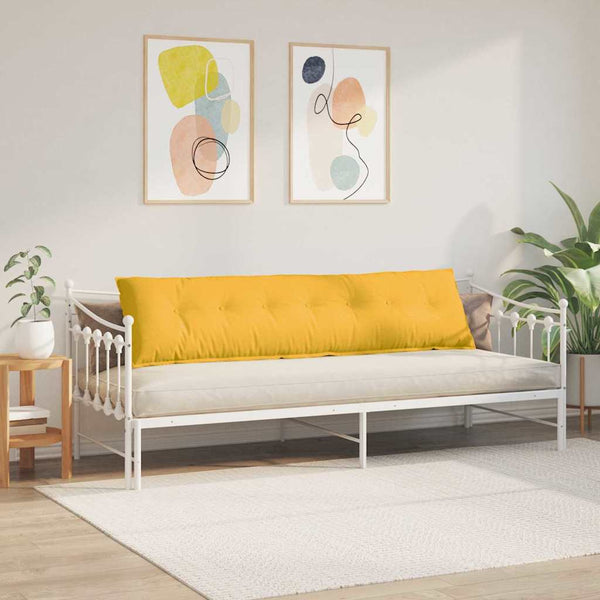 Rückenkissen Hellgelb Cord 200x50 cm