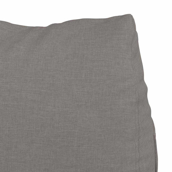 Rückenkissen Taupe Stoff 45x35 cm