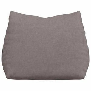 Rückenkissen Taupe Stoff 45x35 cm