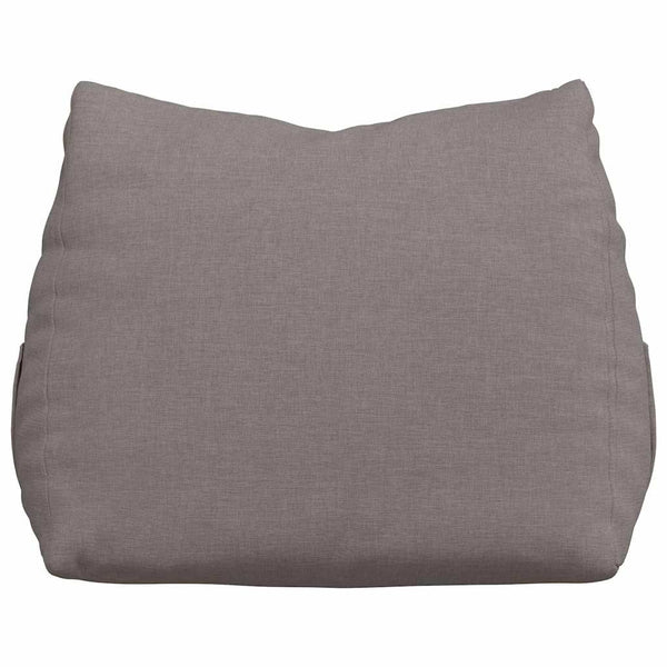 Rückenkissen Taupe Stoff 45x35 cm